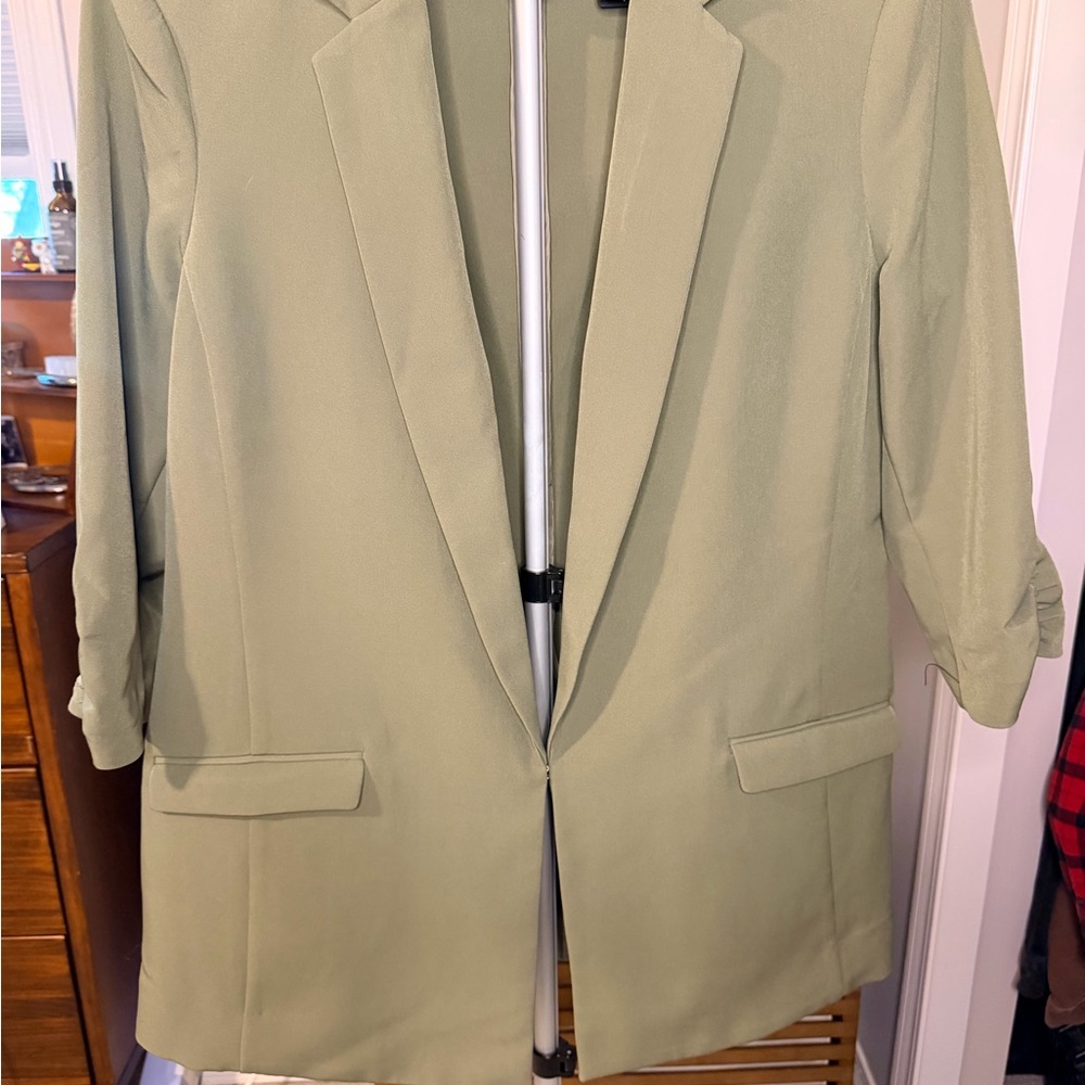 INC International Concepts Olive Blazer Sport Coat